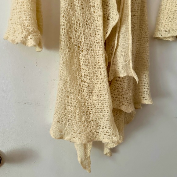 Vintage Casmari 💯 Cashmere Boho Wrap Cardigan / Sweater Size S EUC - Picture 4 of 6